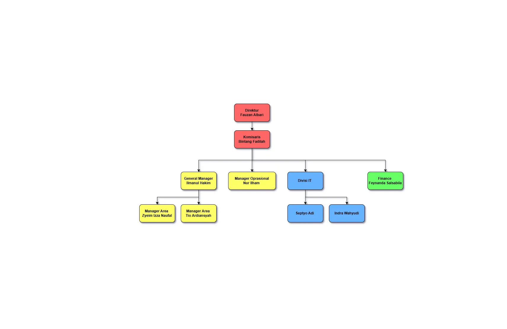 Struktur Organisasi PT. Janji Anak Bangsa